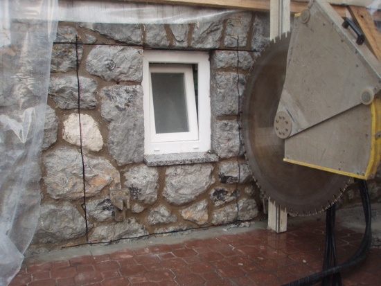rezanje zida prosirenje prozora Dijamant Rez Broj #1 za rezanje i bušenje betona